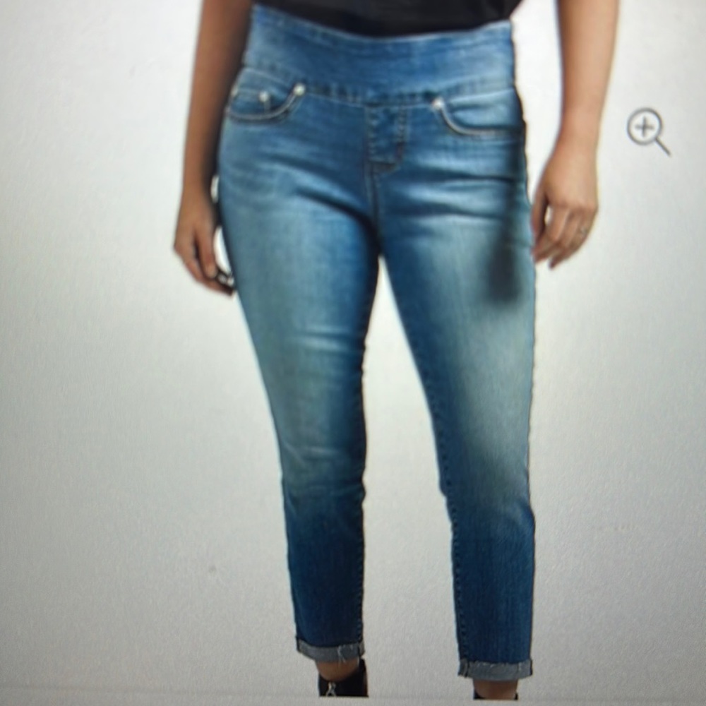 JAG pull up jeans size 4 high rise straight ankle